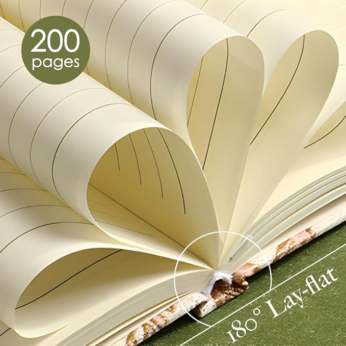 Hardcover Journal, Flower Notebook, Lined Pages, Beautiful Journal - Image 6