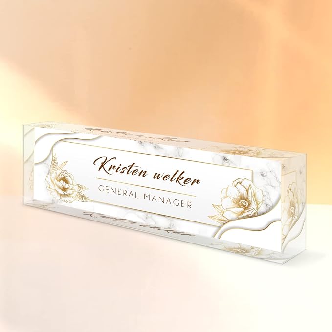 Desk Name Plate Personalized, Custom Name Plates - Image 2