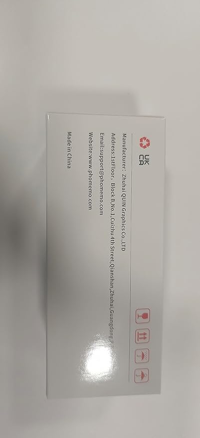 Phomemo 3 Roll 1.96" x 3.14" Multi-Purpose Thermal Label Compatible with M110/M220/M108/M250/M260/ M150/ M120/M200/M221 Printer,100 Labels/Roll,for Barcode,Name,Address,Labeling,Mailing,Business-DeskLoop Office