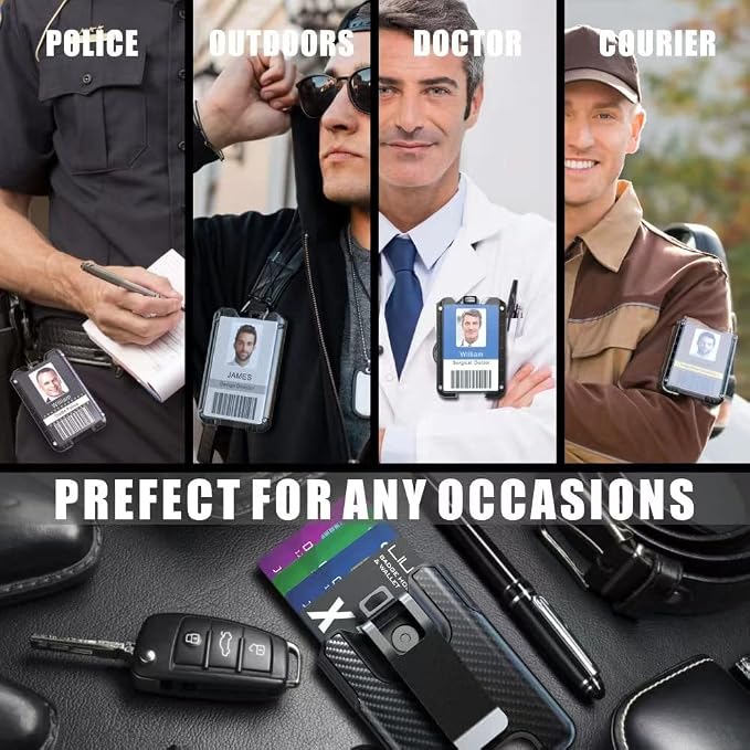 LIUGX Badge Holder, ID Card Holder - Image 7