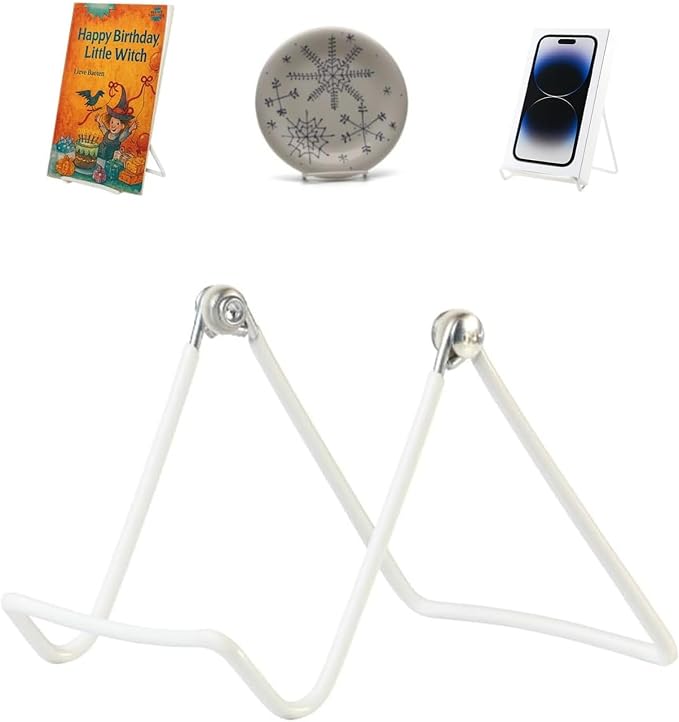 KINGDOM SOLUTIONS MADE IN USA 2-Pack Adjustable White Metal Easels by KINGDOMSOLUTIONS
