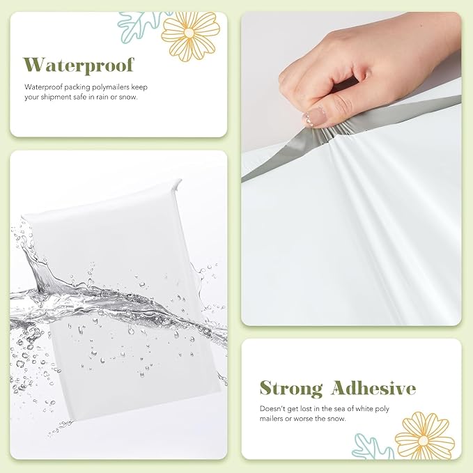 Fuxury 2000 Pcs 19x24" Poly Mailers, Waterproof Mailing Envelopes - Image 4