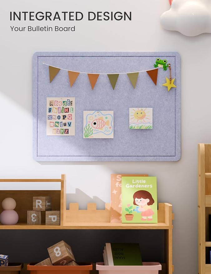Fluxynara Bulletin Board, 23.6" x 17.5" Cork Board Alternative - Image 6