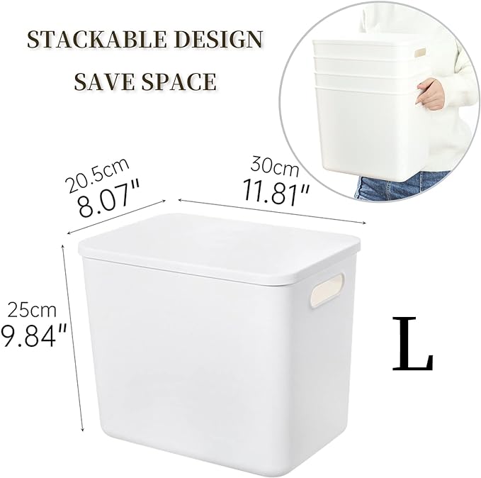 Yishyfier Plastic Storage Baskets Bins Boxes - Image 6