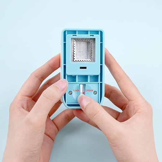 BAOFALI Stamp Punch, Stamp Puncher, 1X0.8inch Rectangular Postage Stamps Punches - Image 4