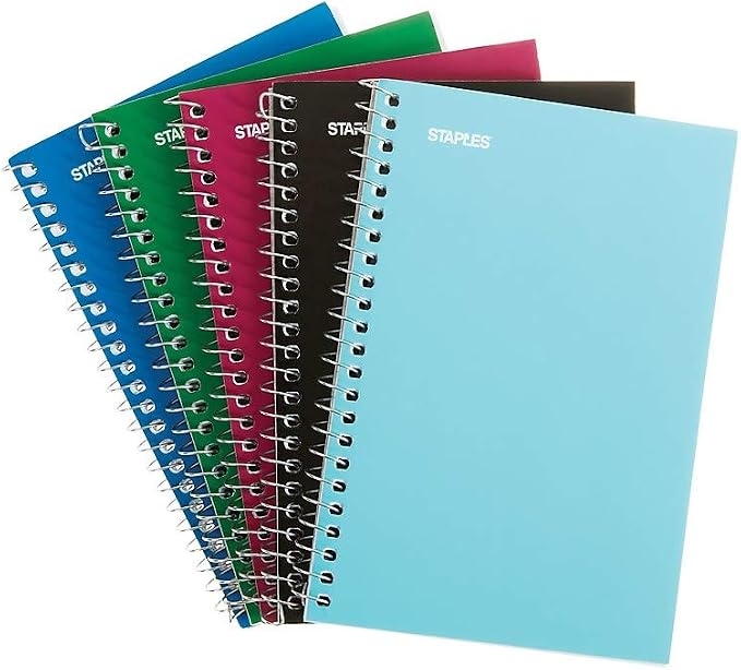 STAPLES Memo Pads, 4” x 6”, College Ruled, 50 Sheets/Pad by Staples