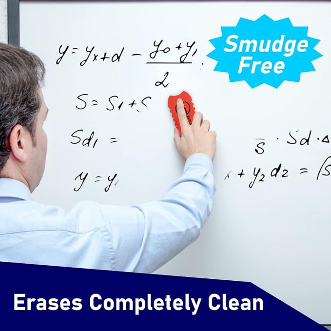 Dry Erase Eraser Magnetic Whiteboard Eraser 2 Pack White Board Cleaner - Image 5