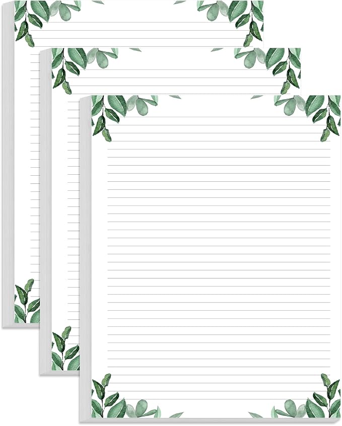Stationery Lined Paper, Letter Size Unpunched Ruled Filler Paper, 300Sheets / by Yaridar