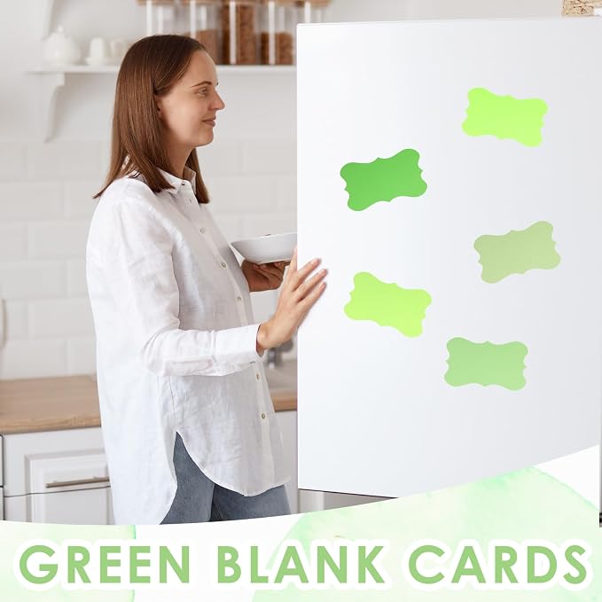 150 Pack Green Blank Index Cards 3x5 Inch Thick Flash Cards Green colored - Image 4