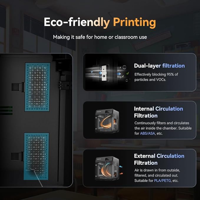 FLASHFORGE Adventurer 5M Pro 3D Printer, One-Click Auto-Printing Max 600mm/s High-Speed with 0.4/0.6mm Nozzle Bundle, CoreXY Structure & Silent Printing, Remote APP Control & Camera Surveillance-DeskLoop Office