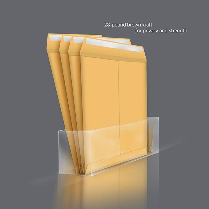 Amazon Basics Catalog Mailing Envelopes, Peel and Seal, 9x12 Inch - Image 4