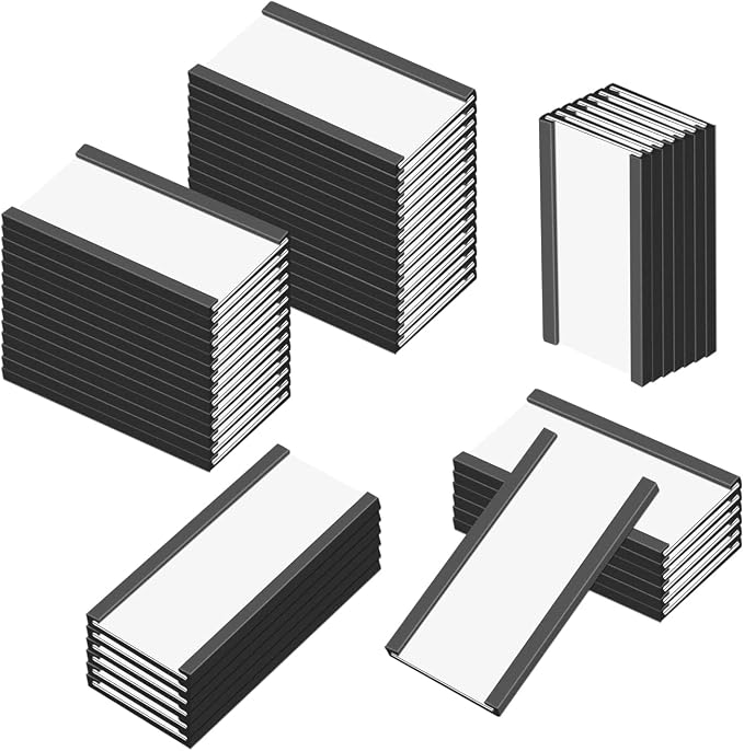 C Channel Magentic Label Holders 1x2 Inch - Image 2
