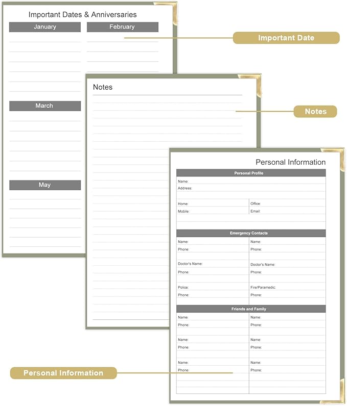 Undated Daily Planner 5.8"x8.5" - Image 5