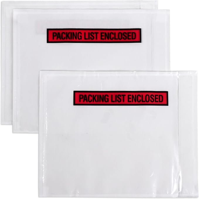 iMailer - 10 Pack 6x10 inches Packing List Enclosed Envelopes by iMailer
