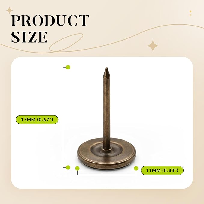 Heavy Duty Thumb Tacks, Extra Long Sharp Pins - Image 3