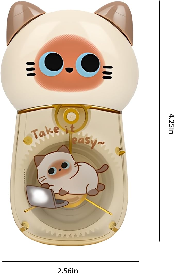 Cute Cat White Correction Tape Kawaii Extra-Long Correction Tape – 98ft Each - Image 2