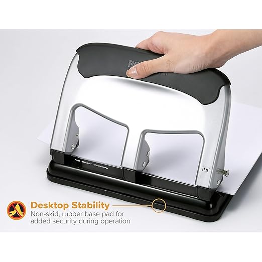 Bostitch Office EZ Squeeze Heavy Duty 3-Hole Punch - Image 4