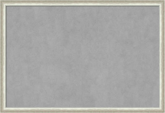 Amanti Art Silver Framed Magnetic Board 26x38 Large Vision Board by AmantiArt