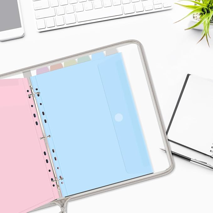 Uquelic Document Organizer, Soft PVC Binder - Image 2