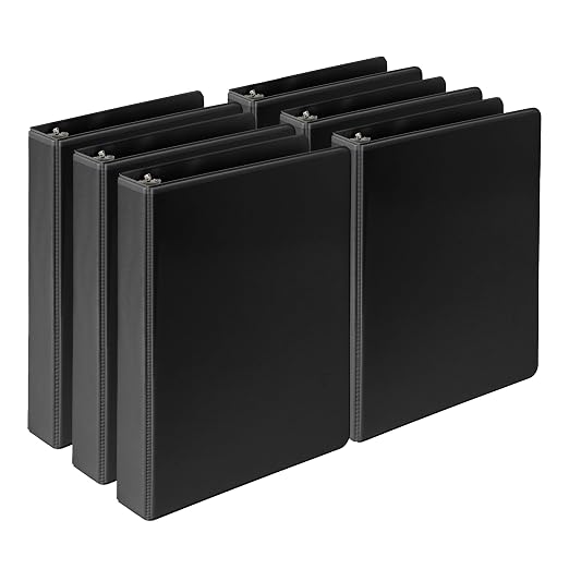 Samsill Economy 1 Inch Mini 3 Ring Binder, Made in The USA, Round Ring Binder by Samsill