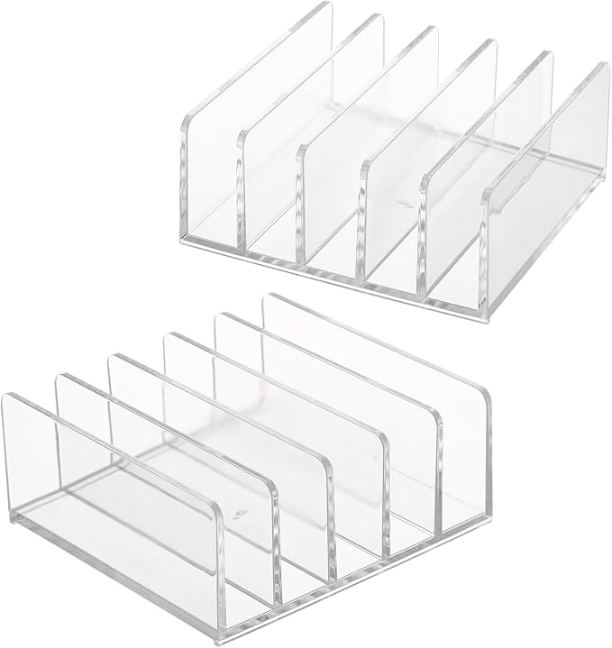 Hipiwe 2-Pack Acrylic File Organizer - Image 8