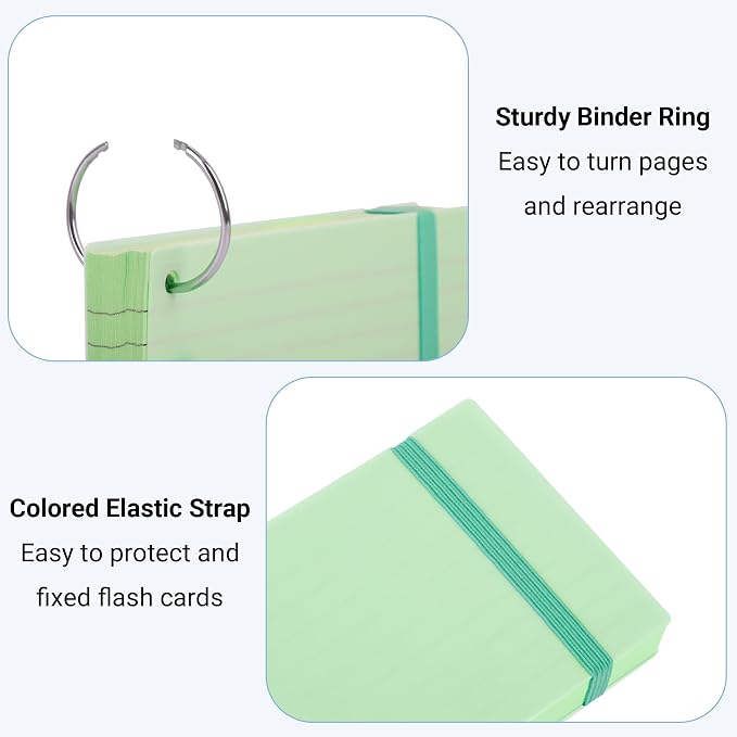 HAUTOCO 200 PCS Colored Index Cards 3x5 - Image 3