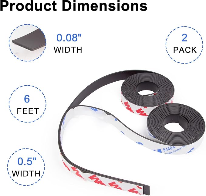 Towjug A+B Paired Magnetic Tape Strips - Image 2