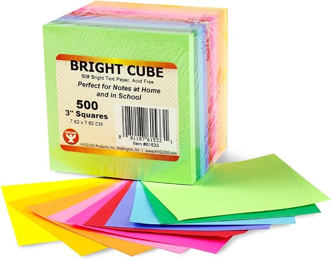Hygloss Note Paper Cube - Image 2