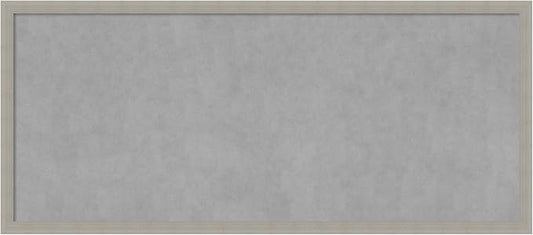 Amanti Art Grey Framed Magnetic Board 22x50 Oversize Vision Board by AmantiArt