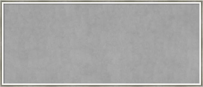 Amanti Art Silver Framed Magnetic Board 21x49 Oversize Vision Board by AmantiArt
