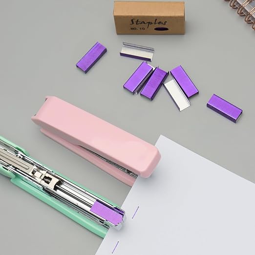 NatSumBasics 4000 Purple Staples Small Colored #10 Staples - Image 4