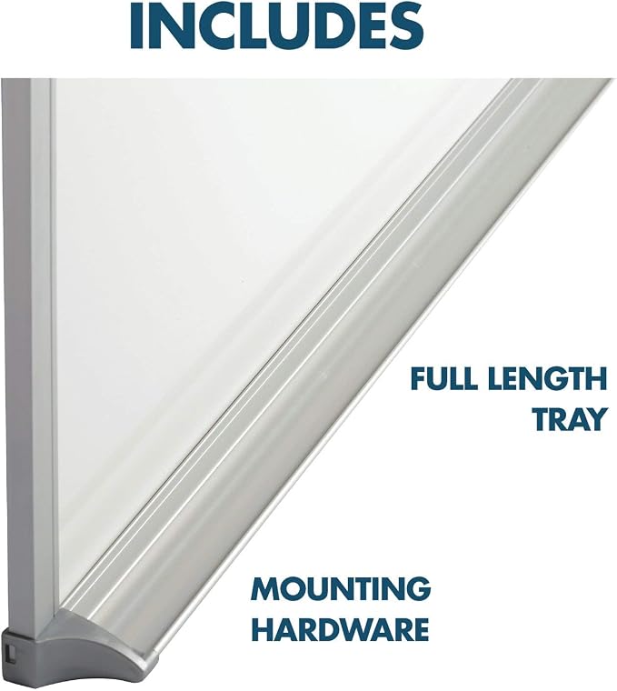 Quartet Dry Erase Magnetic White Board 48"W x 36"H, Porcelain Whiteboard - Image 6
