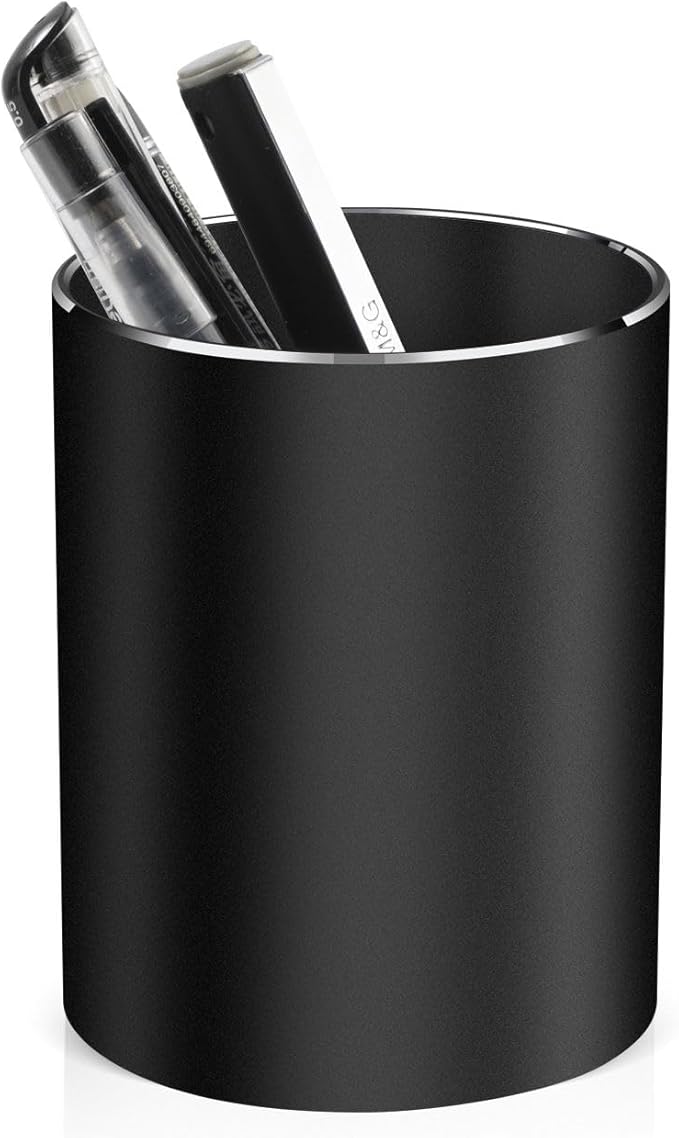 Pen holder, aluminum alloy waterproof pen holder, desktop simple and modern by hongQue