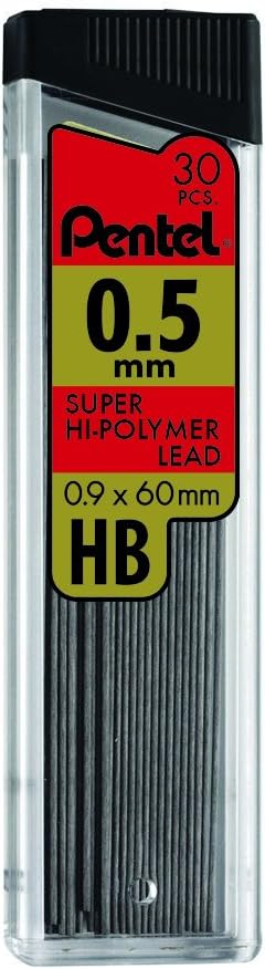 Pentel Super Hi-Polymer Lead Refills, 90 Pieces - Image 2