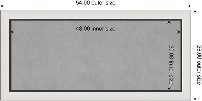 Amanti Art Silver Framed Magnetic Board 26x54 Oversize Vision Board - Image 2