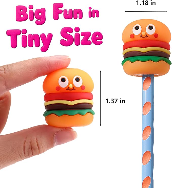8-Pack Fun Pencil Sharpeners for Kids Cute Shape Handheld Manual Sharpening | - Image 3