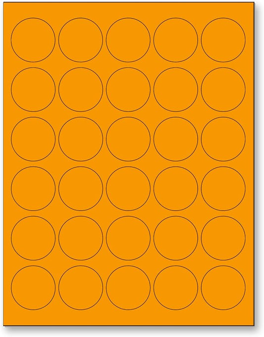 NextDayLabels - 8-1/2 x 11 Neon Color High Light Fluorescent Labels by NextDayLabels