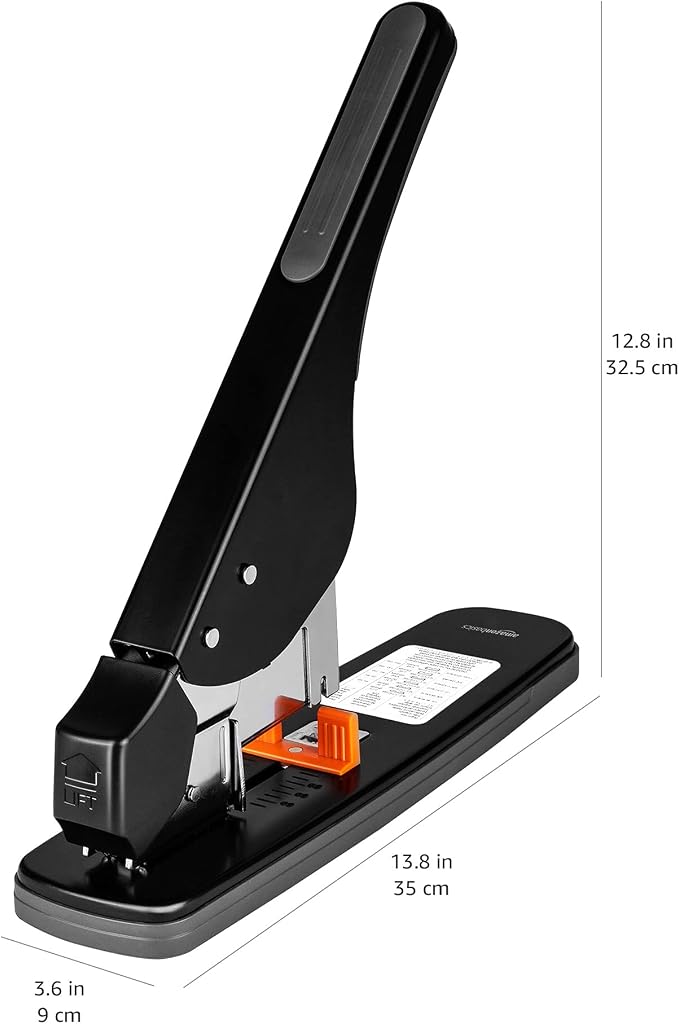 Amazon Basics Effortless Heavy-Duty Stapler, 210 Sheets High Capacity, Large - Image 7