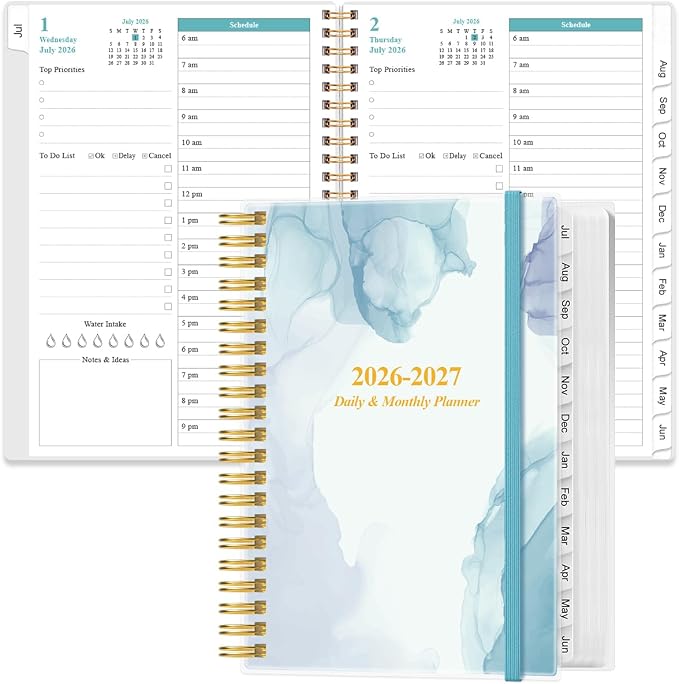 2026-2027 Daily & Monthly Planner by Heveboik