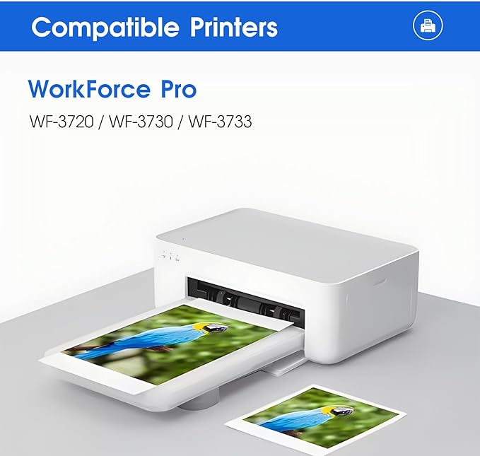 702xl Black Ink Cartridges Remanufactured Replacement for 702 Ink cartridges 702 XL T702XL for Epson WF-3720 WF-3730 WF-3733 Printer High Capacity (2 Pack)-DeskLoop Office