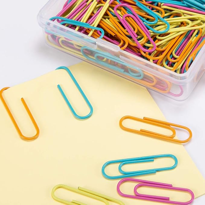 Paper Clips 28mm Assorted Color Paperclips - Image 3