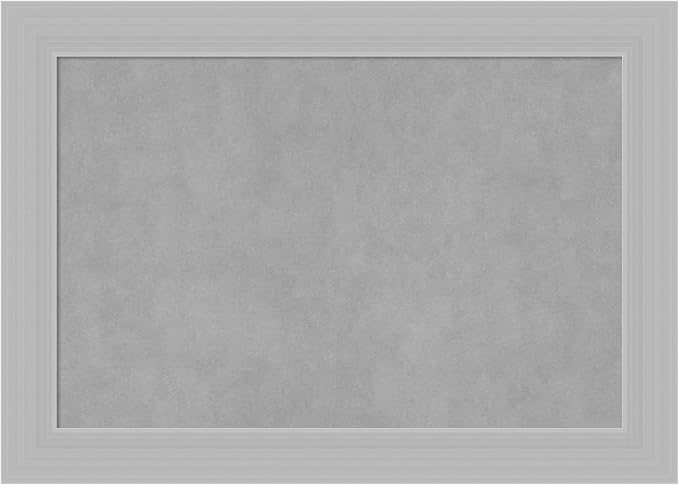 Amanti Art Silver Framed Magnetic Board 20x28 Medium Vision Board by AmantiArt