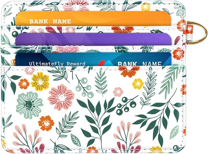 Slim Minimalist Front Pocket RFID Blocking Credit Card Holder Small Wallet Cute - Image 7