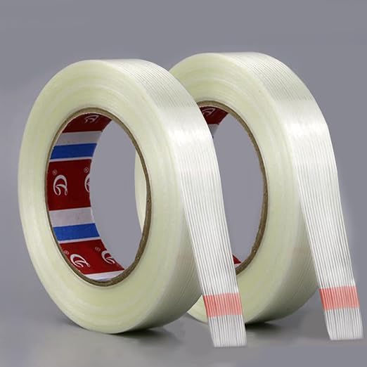 KAIY Strapping Tape, 2 Roll 1/2 inch x 60 yds Packing Tape, Heavy Duty by KAIY