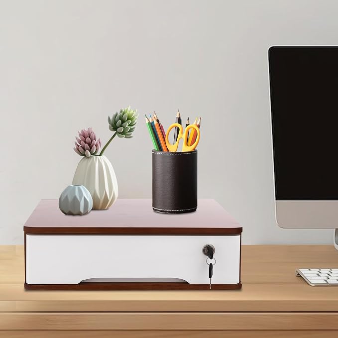 Wooden Desktop Storage Box - Image 5