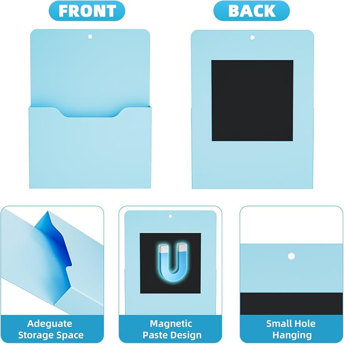 Marbrasse 2 Pack Magnetic File Holder - Image 3