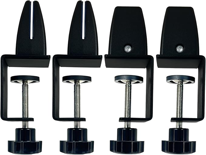 Jhanw 4-Pack Adjustable Aluminum Desk Clamps by Jhanw