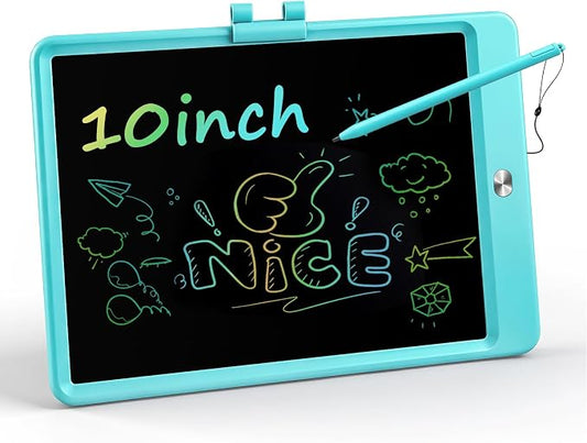 LCD Writing Tablet for Kids, 10 InchPortable Colorful Drawing Tablet, Toddler by QIAOBUQI