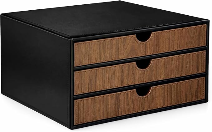 UnionBasic Document Organizer, 3-Drawer File Cabinet Document Storage Box by UnionBasic