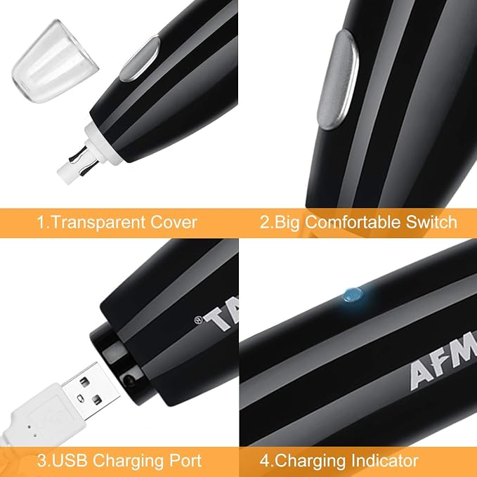 AFMAT Electric Eraser for Artists, Rechargeable Electric Eraser Kit, 140 - Image 7